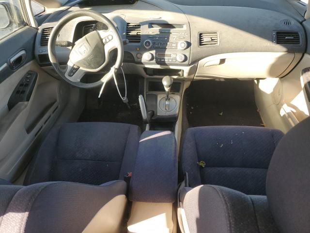 JHMFA36227S007241 - 2007 HONDA CIVIC HYBRID BLUE photo 8
