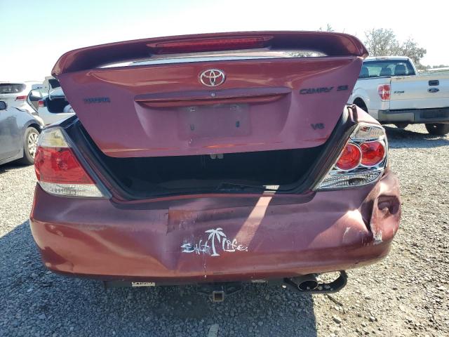 4T1BA32K25U506950 - 2005 TOYOTA CAMRY SE Կարմիր լուսանկար 6