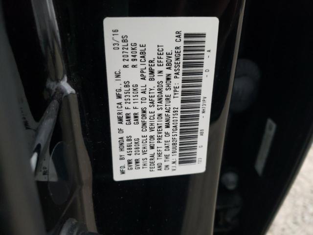 19UUB2F57GA007592 - 2016 ACURA TLX TECH BLACK photo 12