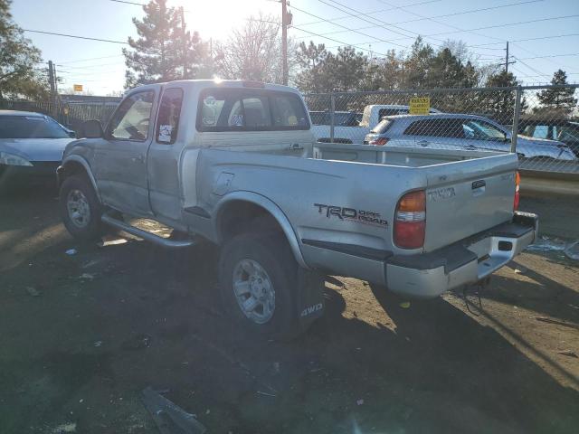 5TEWM72N91Z799715 - 2001 TOYOTA TACOMA XTRACAB SILVER photo 2