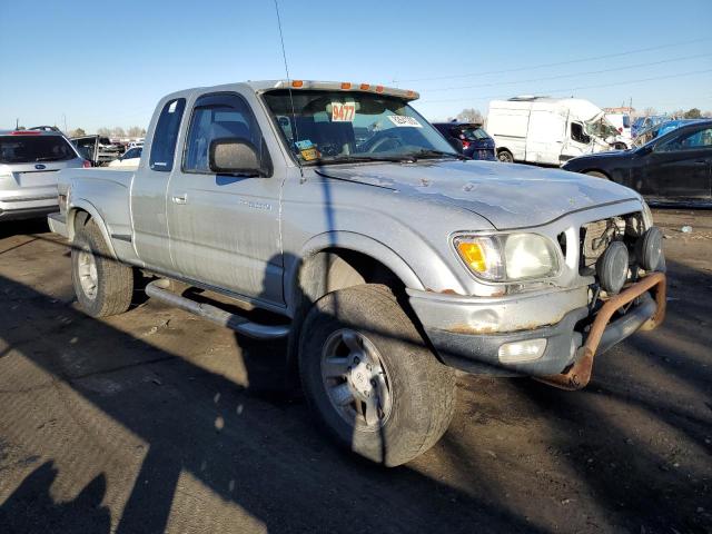 5TEWM72N91Z799715 - 2001 TOYOTA TACOMA XTRACAB SILVER photo 4