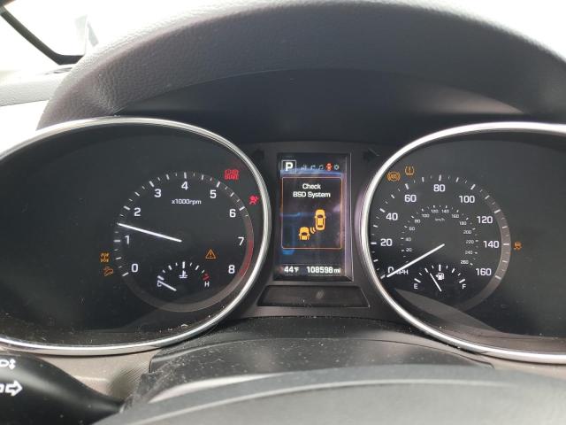 5XYZUDLB0HG434358 - 2017 HYUNDAI SANTA FE S Gümüş fotoğraf 9