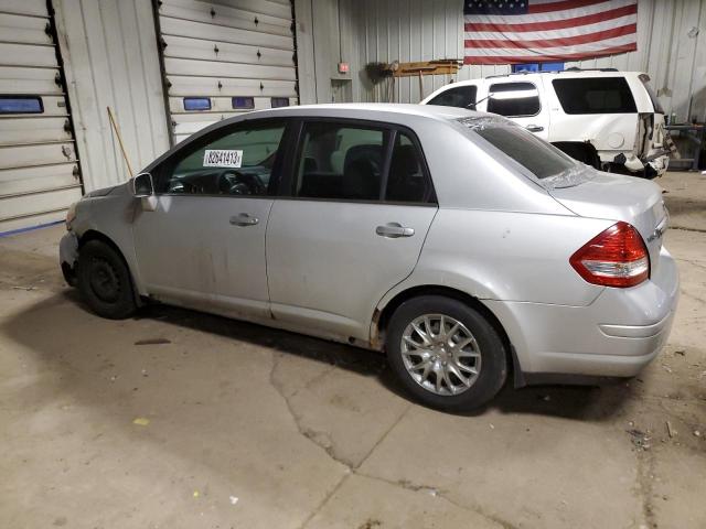 3N1BC11E37L455912 - 2007 NISSAN VERSA S SILVER photo 2