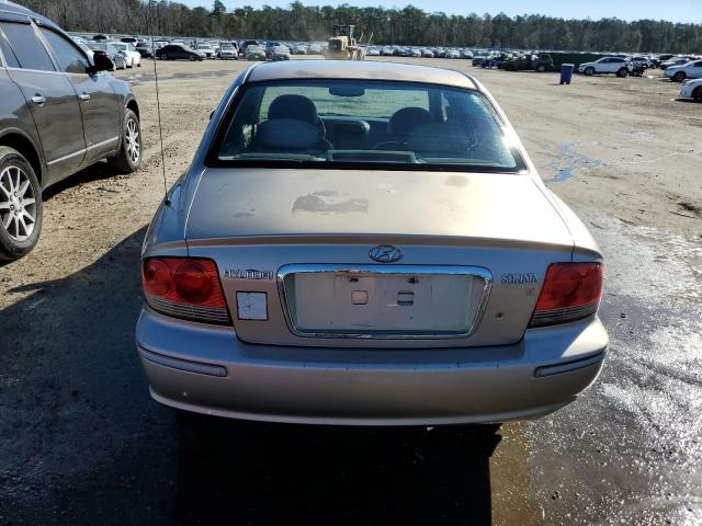 KMHWF35H45A162932 - 2005 HYUNDAI SONATA GLS GOLD photo 6