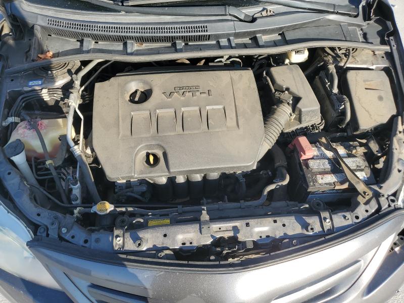 5YFBU4EEXDP087927 - 2013 TOYOTA COROLLA BASE Մոխրագույն լուսանկար 11