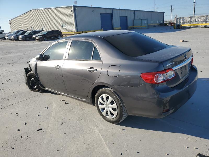 5YFBU4EEXDP087927 - 2013 TOYOTA COROLLA BASE Մոխրագույն լուսանկար 2