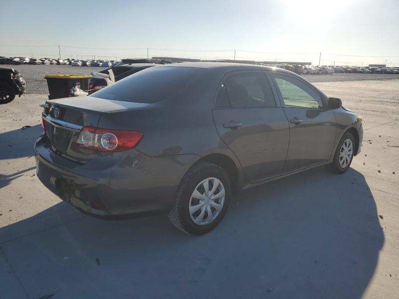 5YFBU4EEXDP087927 - 2013 TOYOTA COROLLA BASE Մոխրագույն լուսանկար 3