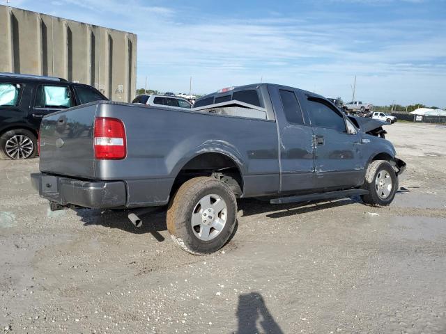 1FTRX12W86NA21006 - 2006 FORD F150 GRAY photo 3