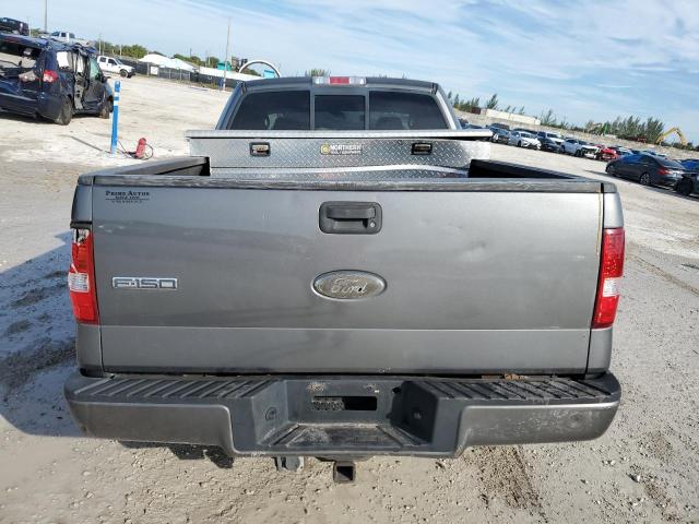 1FTRX12W86NA21006 - 2006 FORD F150 GRAY photo 6