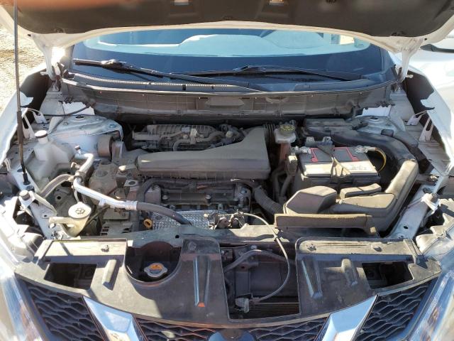 KNMAT2MV4FP541632 - 2015 NISSAN ROGUE S WHITE photo 11