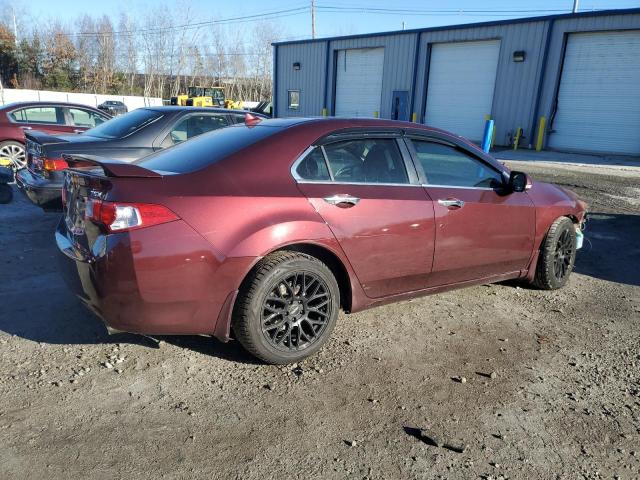 JH4CU2F66AC025590 - 2010 ACURA TSX MAROON photo 3