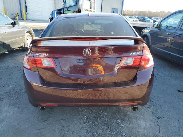 JH4CU2F66AC025590 - 2010 ACURA TSX MAROON photo 6