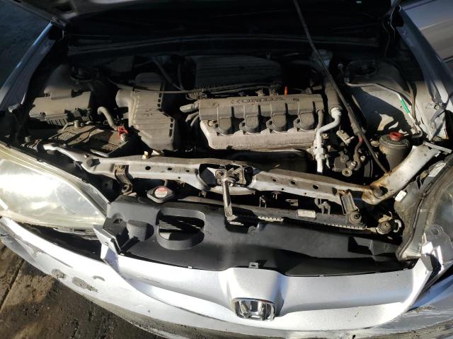 2HGES16545H522823 - 2005 HONDA CIVIC LX ვერცხლისფერი ფოტო 11