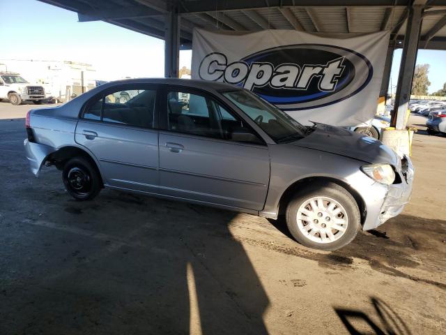 2HGES16545H522823 - 2005 HONDA CIVIC LX ვერცხლისფერი ფოტო 4