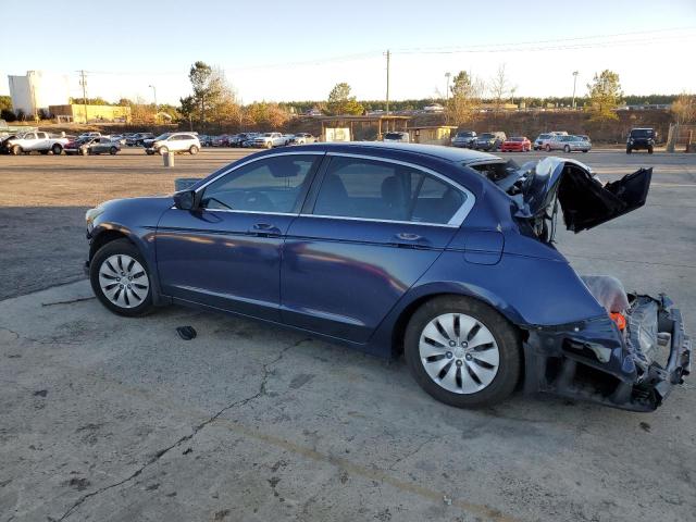 1HGCP2F30CA113338 - 2012 HONDA ACCORD LX BLUE photo 2