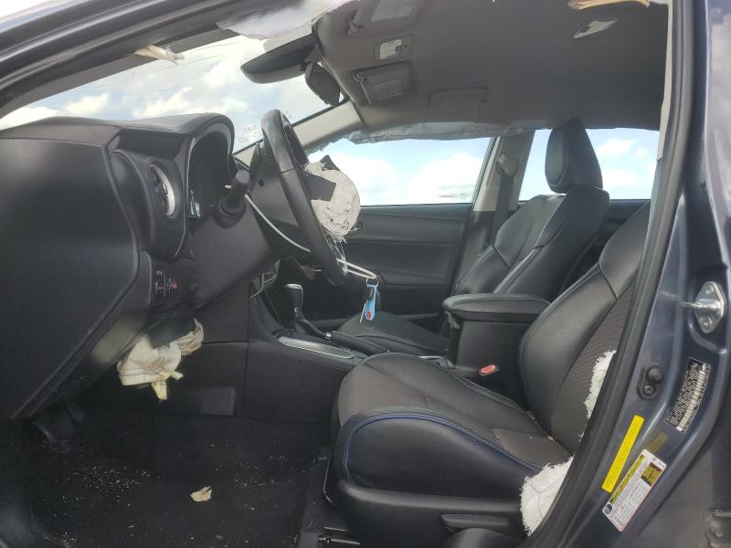 5YFBURHE7HP715991 - 2017 TOYOTA COROLLA L GRAY photo 7