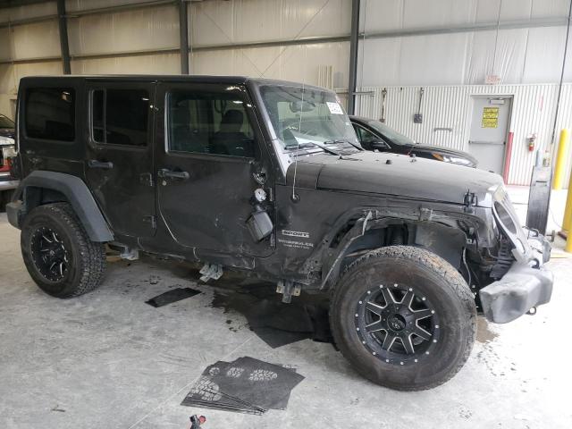 1C4HJWDG0GL308451 - 2016 JEEP WRANGLER U SPORT Czarny zdjęcie 4