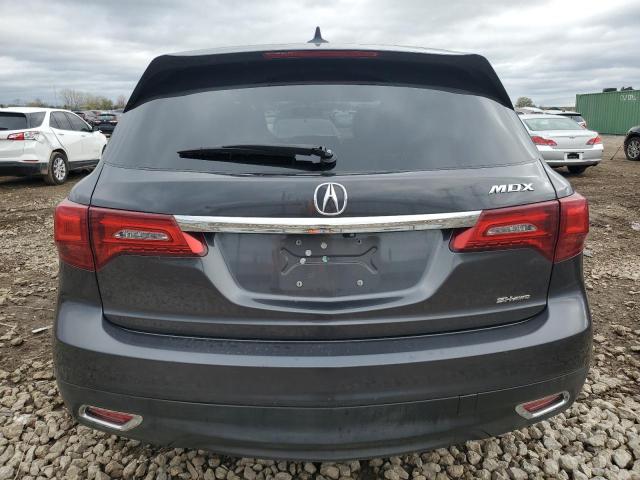 5FRYD4H27EB005059 - 2014 ACURA MDX ნაცრისფერი ფოტო 6