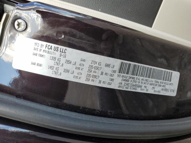 2C4RC1DG4HR566000 - 2017 CHRYSLER PACIFICA TOURING 灰色 照片 13