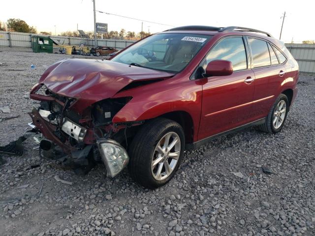 2T2GK31U99C069005 - 2009 LEXUS RX 350 RED photo 1