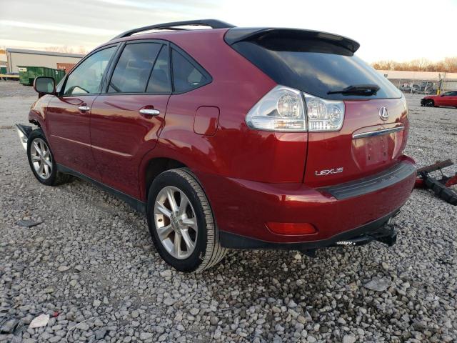 2T2GK31U99C069005 - 2009 LEXUS RX 350 RED photo 2