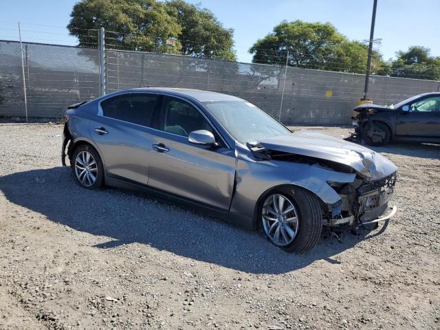 JN1BV7AP5FM345236 - 2015 INFINITI Q50 BASE ნაცრისფერი ფოტო 4