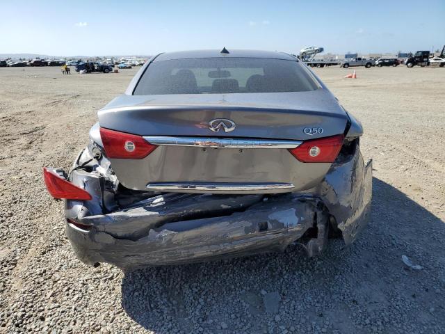 JN1BV7AP5FM345236 - 2015 INFINITI Q50 BASE ნაცრისფერი ფოტო 6