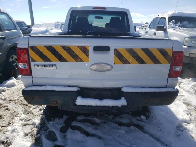 1FTYR10DX9PA41516 - 2009 FORD RANGER WHITE photo 6