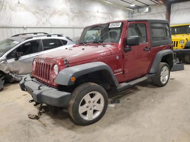 1C4AJWAG6CL219855 - 2012 JEEP WRANGLER SPORT BURGUNDY photo 1