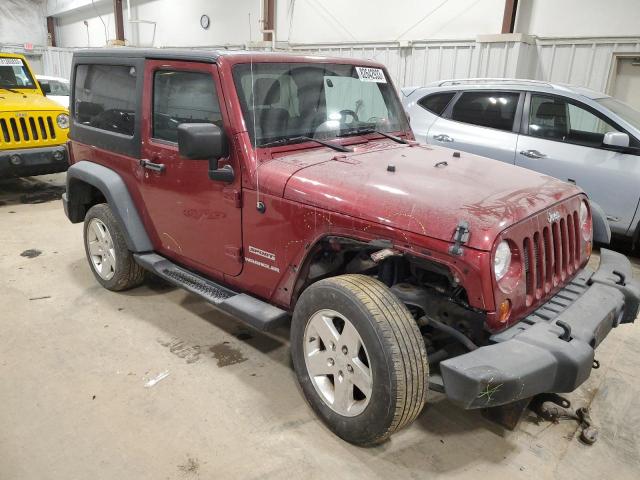 1C4AJWAG6CL219855 - 2012 JEEP WRANGLER SPORT BURGUNDY photo 4