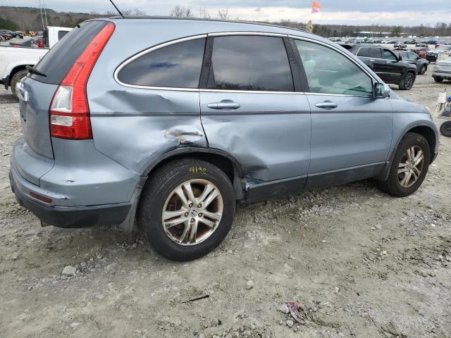 5J6RE3H78BL019323 - 2011 HONDA CR-V EXL BLUE photo 3