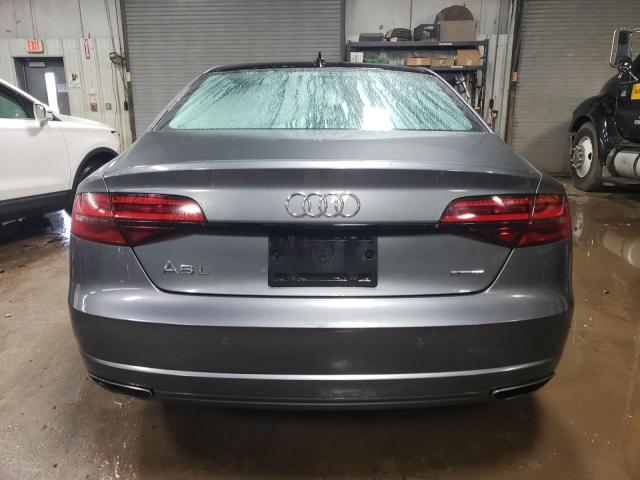 WAU44AFDXHN001335 - 2017 AUDI A8 L QUATTRO GRAY photo 6