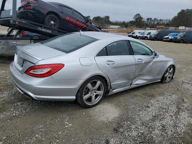 WDDLJ7DB7CA056696 - 2012 MERCEDES-BENZ CLS 550 SILVER photo 3