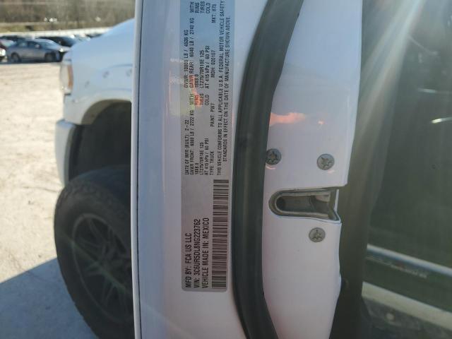 3C6UR5DL8NG223762 - 2022 RAM 2500 BIG HORN/LONE STAR WHITE photo 12