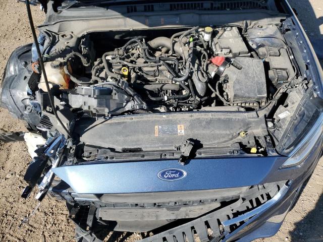 3FA6P0CD0KR264719 - 2019 FORD FUSION SEL BLUE photo 11