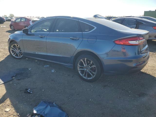 3FA6P0CD0KR264719 - 2019 FORD FUSION SEL BLUE photo 2