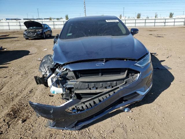3FA6P0CD0KR264719 - 2019 FORD FUSION SEL BLUE photo 5