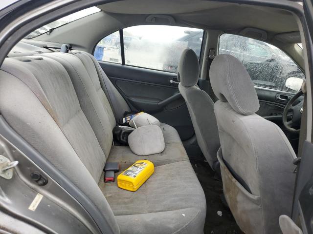 1HGES16505L013458 - 2005 HONDA CIVIC LX SILVER photo 10