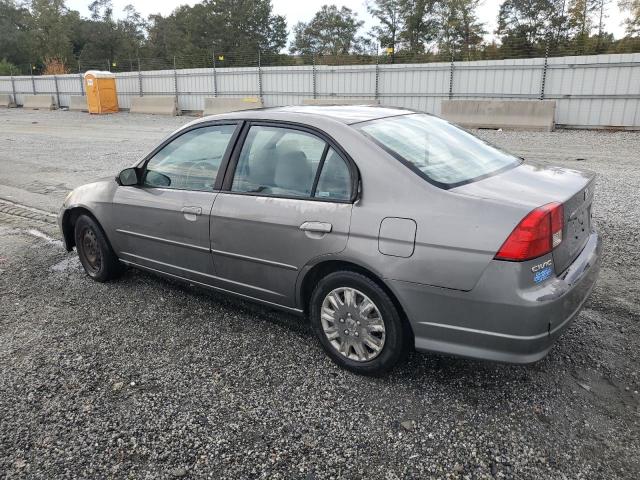 1HGES16505L013458 - 2005 HONDA CIVIC LX SILVER photo 2