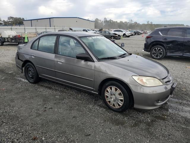 1HGES16505L013458 - 2005 HONDA CIVIC LX SILVER photo 4