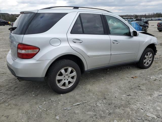 4JGBB86E66A007649 - 2006 MERCEDES-BENZ ML 350 SILVER photo 3