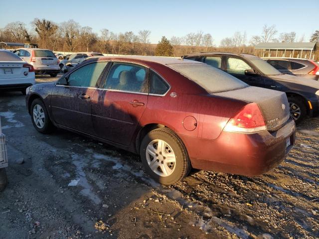 2G1WB58K579409577 - 2007 CHEVROLET IMPALA LS BURGUNDY photo 2