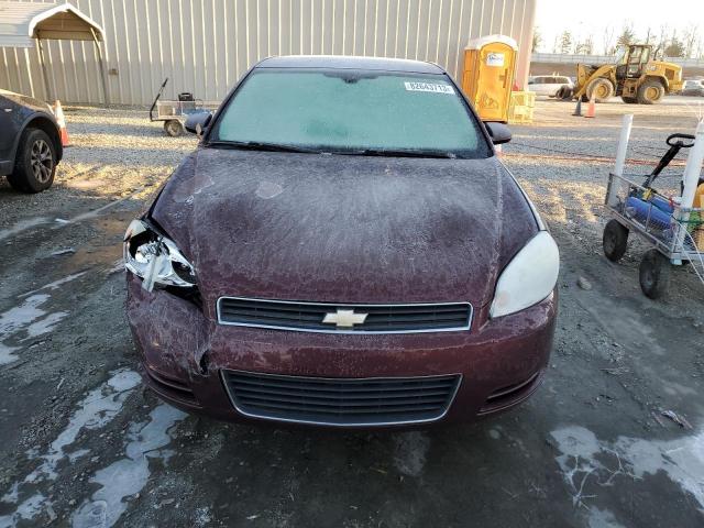 2G1WB58K579409577 - 2007 CHEVROLET IMPALA LS BURGUNDY photo 5