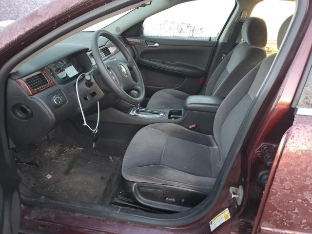 2G1WB58K579409577 - 2007 CHEVROLET IMPALA LS BURGUNDY photo 7