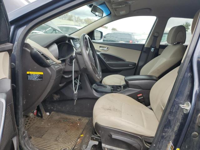 5NMZTDLB8JH087067 - 2018 HYUNDAI SANTA FE S 蓝色 照片 7