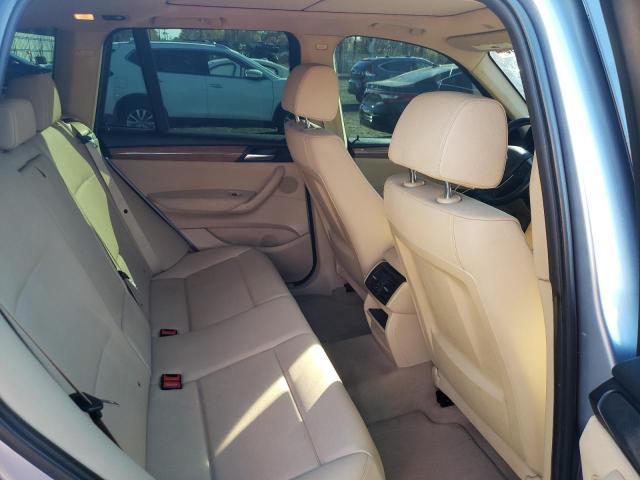 5UXWX7C52CL736350 - 2012 BMW X3 XDRIVE35I SILVER photo 10