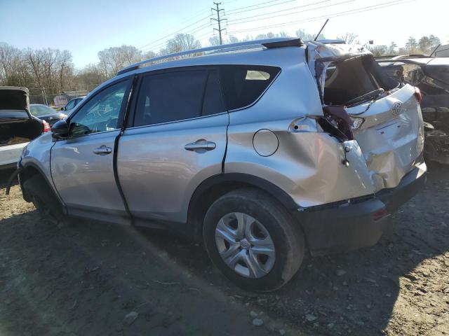 2T3BFREV7DW111744 - 2013 TOYOTA RAV4 LE SILVER photo 2