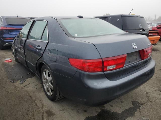 1HGCM66845A030879 - 2005 HONDA ACCORD EX BLUE photo 2