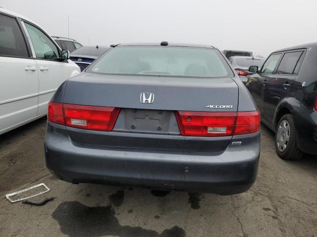 1HGCM66845A030879 - 2005 HONDA ACCORD EX BLUE photo 6