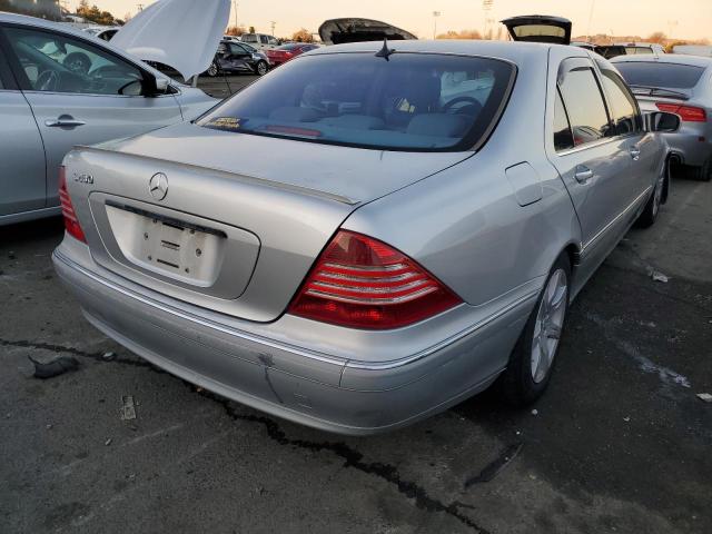 WDBNG70J31A160726 - 2001 MERCEDES-BENZ S 430 SILVER photo 3